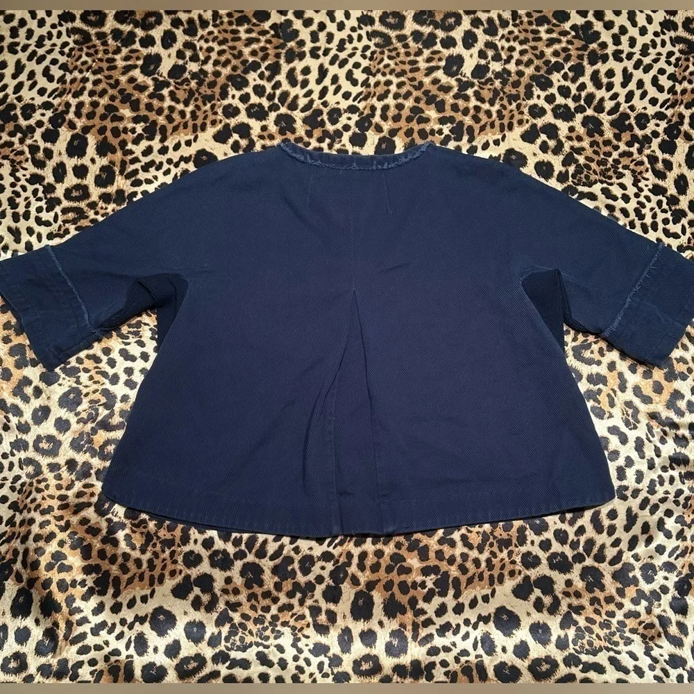 Simply Vera Vera Wang Cropped 3/4 Sleeve Jacket - Picture 6 of 6